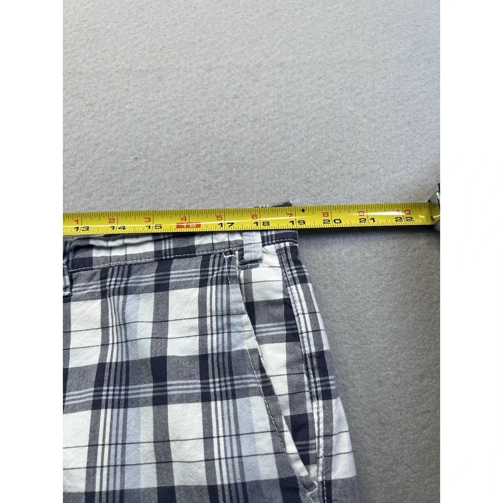 Gap Shorts Plaid Flat Front Cotton‎ Bermuda 9.5